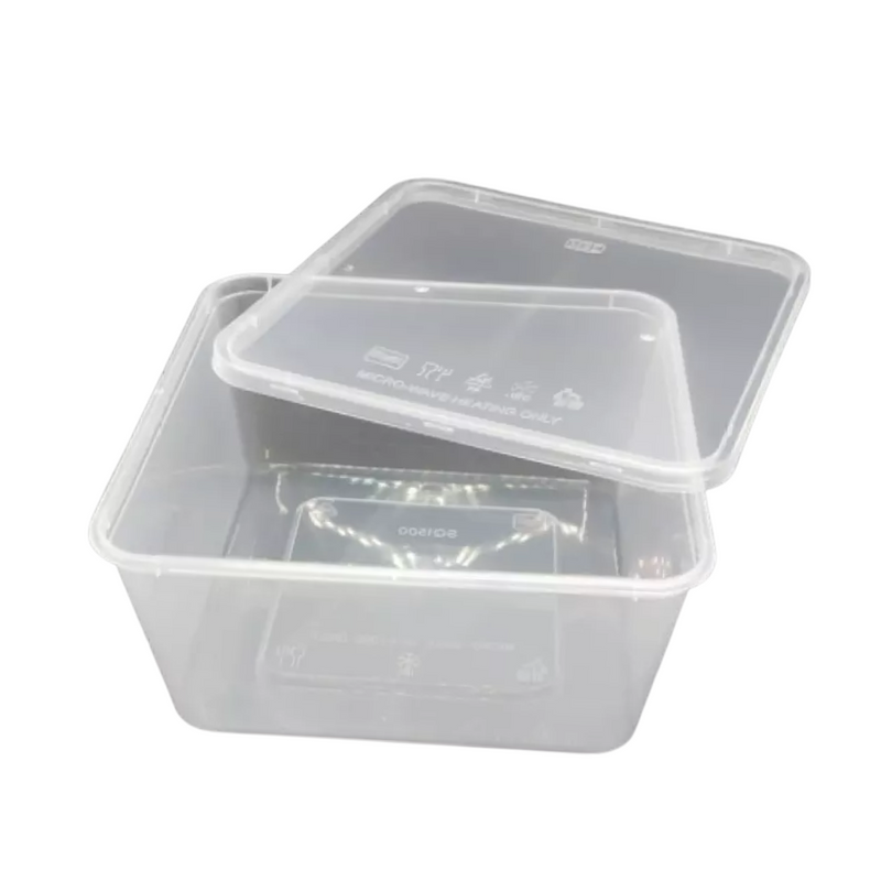 Square Food Container Sq-1500 (50pcs)