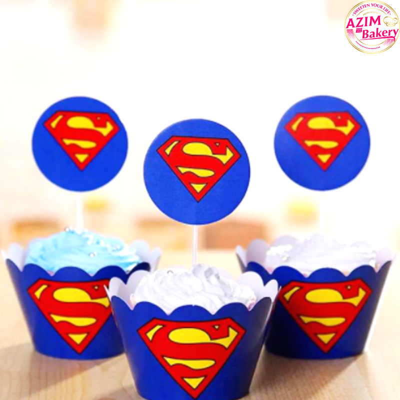 Superman Cupcake Topper