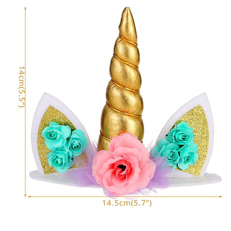 Big Unicorn Horn Cake Topper