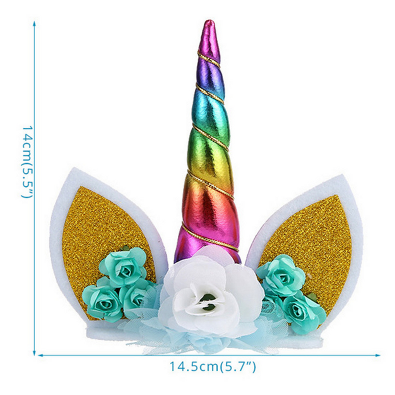 Big Unicorn Horn Cake Topper