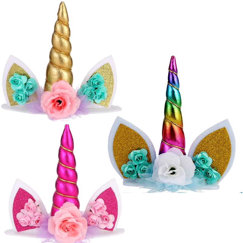 Big Unicorn Horn Cake Topper