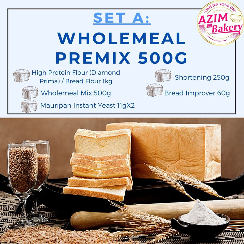 Set Bread Whole meal Premix Flour