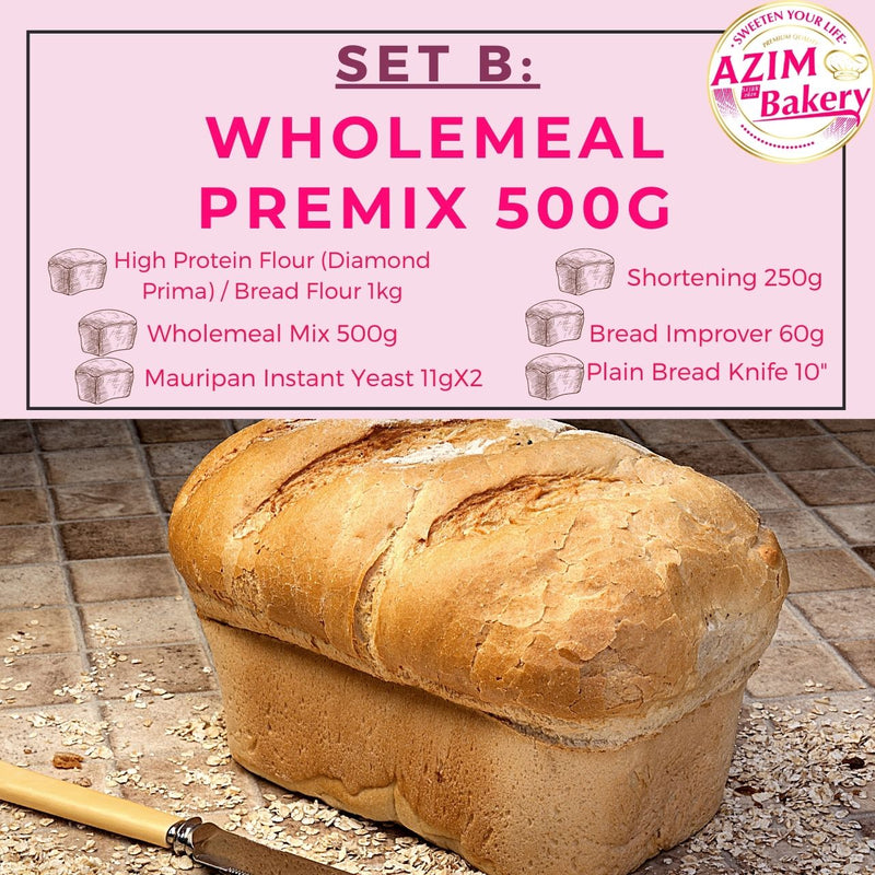 Set Bread Whole meal Premix Flour