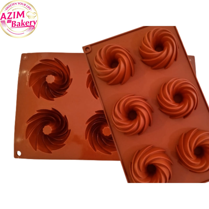 Tornado 6 Cavity Silicone Mold