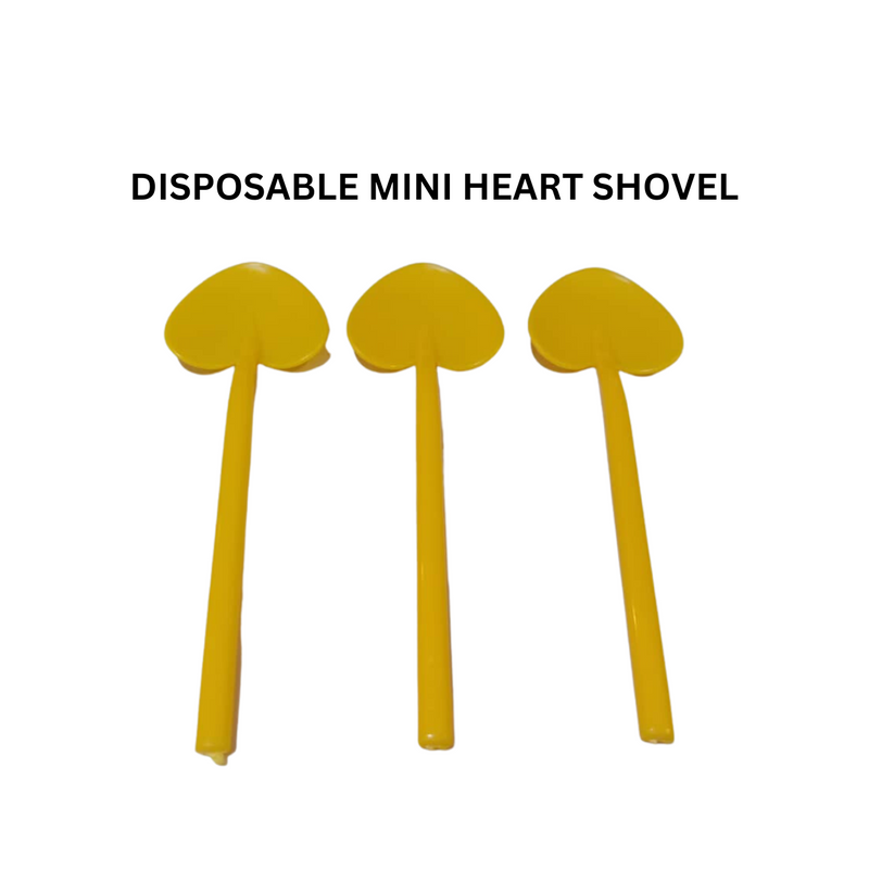 5pc / 10 pcs Disposable Mini Heart shovel Spoon  Cute Mini Sudu Plastik Disposable Jelly ,Dessert ,Cake, Ice Cream | Mini Spoon Shovel